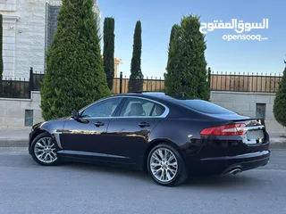  4 JAGUAR XF 2014 Full option وارد الوكالة / صيانة الوكالة قاطعة مسافة 100 الف كم