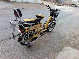  3 دراجة كهربائية بطارية اكبر حجم  72/22 كفالة مشي 50 كيلو واكثر ان شاء الله