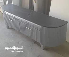  11 طاولات وسط طاولات شاشه جميع المقاسات الوان متعددة  كفاله على جميع اعمالنا