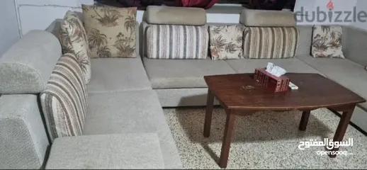  2 Sofa set with (3 separate sofa)