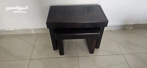  3 طاولة وسط مستعملة