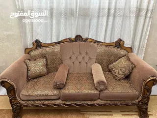  7 طقم كنب 9 مقاعد + طقم طربيزات سوكريت