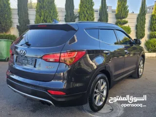  4 جيب هونداي سنتافي فل ما عدا فتحة لون بترولي مميز سعر حرق على الكاش