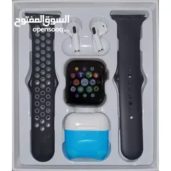  1 Smart Watch W26 noir et bleu