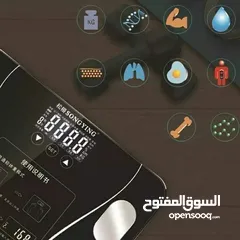  2 ميزان الاشخاص الذكي بالبلوتوث الاصدا الأول  ميزان الكتروني بلوتوث لقياس الوزن، الدهون إلخ.