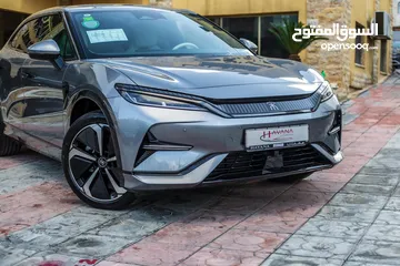  2 BYD SONG L 2024 كفاله البستنجي 6 سنوات او 100 الف كم تتوفر باللون الداخلي بيج او جملي