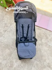  3 Easywalker Jackey Blue stroller - travel size