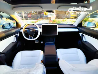  14 تيسلا 2021 فحص كامل 7 جــيــد بدون ملاحظات غرفة جلد ابيض جنط19 لون مميز بحالة الوكالة حره بسعر لقطة