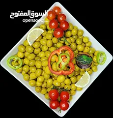  8 زيتون ومخللات جمله