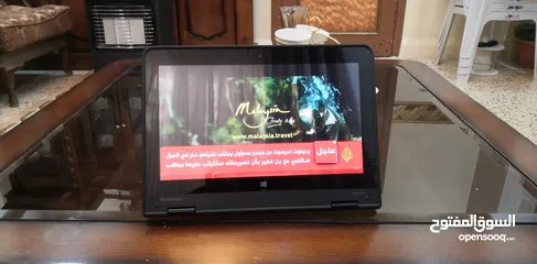  12 لابتوب وتابلت بنفس الوقت ، شاشة لمس قابله للطي 360 درجه (Lenovo pad)؛ حجم صغير