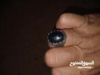  2 خاتم فضة حجر نادر 925 للبيع بسعر 400
