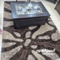  1 سجاد شادن لون بني مموج