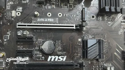  2 msi z370 a pro motherboard with i3 8100 processor