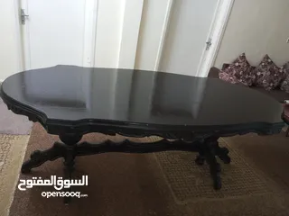  3 طاولة سفرة خشب زان ثقيل للبيع
