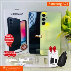  3 شغال كفاله الشركة Samsung A24 بكج مع أغراضة رام 16 جيجا 128 مستعمل اخو الجديد متوفر توصيل وهدية