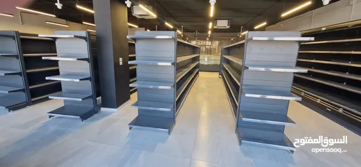  16 سوبر ماركت فخم جديد و مجهز بالكامل (ملحمة+ديلي+خضار و فواكه) مول