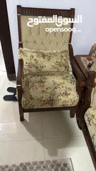  2 طقم كنب 7 مقاعد بحال الجديد