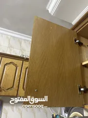  6 خزائن مطبخ خشب mdf مغطى بقشرة بلوط
