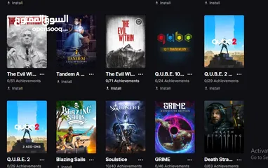  4 حساب epic games فيه مكتبة العاب ممتازة وحساب فورت وروكت نادرين