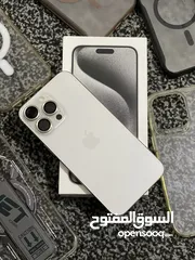  1 ايفون 15 برو ماكس 256 جيجا بطارية 100 موجود بالخليل