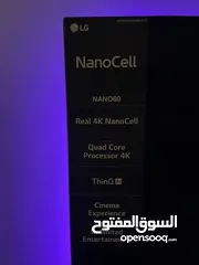  2 شاشة LG nano 80 حجم 55