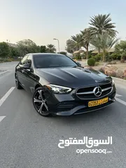  1 مرسيدس C300 موديل 2022 (رمادي غامق)