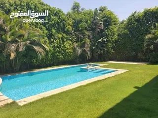  3 "PALM HILS NEW CAIRO " Villa for sale, 461m Ready to Move, in the Golden Square area,