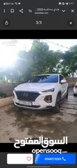  2 سيارة سنتافيه ابيض اوتومات