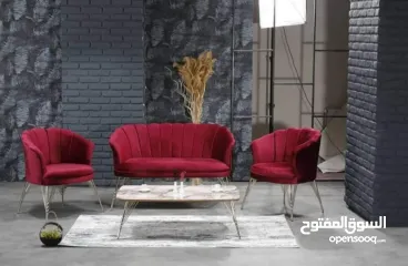  2 طقم كراسي الشاي أو الورد بس من عنا بسعر مميز