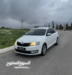  1 سكودا رابيد موديل 2015 ديزل اصل برايفت يد ثانية محرك 1600 جير عادي