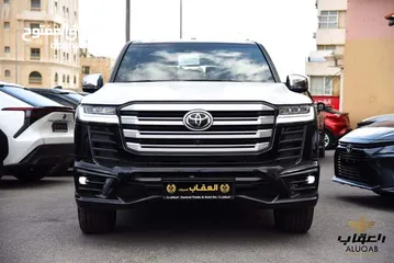  1 تويوتا لاندكروز VXR-2024 لون اسود عداد زيرو كفاله الشركه