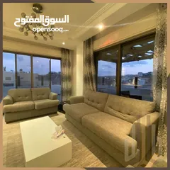  21 شقة مفروشة للبيع طابق روف في عبدون بالقرب من عبدون مول مساحة 220م
