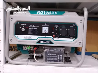  1 مولد كهرباء جديد بقوة 4000 كيلو وات( جنريتر) من شركة ROYALTY