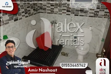  5 شقة للايجار مفروش 240 م كامب شيزار شارع عمر لطفي