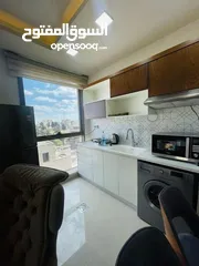  1 شقه مفروشه للايجار قرب دوار الساعه