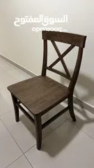  2 Brand New chair, Never Used. Very High Quality and Durable. 100% Wood. Bought for AED 400.