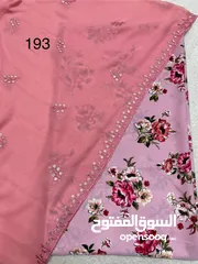  29 تنزيلات على قطع حرير ايطالي مع شيله ويل Harir kuwati+lahaf voil 5.500