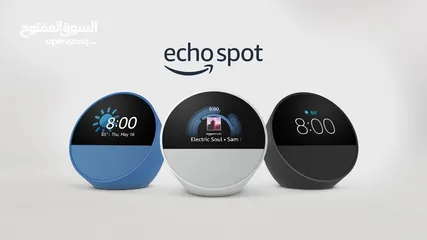  1 اليكسا سماعة ذكية  إيكو سبوت (إصدار 2024) ALEXA Amazon Echo Spot