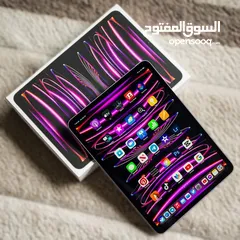  2 جهاز ايباد برو M2 2022 مستعمل  نظافة 98‎%‎  بطارية 95  ذاكرة 128  ملحقات كاملة كفالة سمارت باي