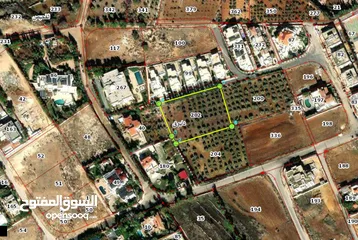  1 ارض سكنية للبيع شمال عمان دابوق بجانب إشارات النسر قطعةارض سكنية بمنطقة فلل وقصور بمساحة  5370 م