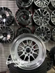  1 /:- جنط جديد /:- قياس 15 انش /:- 4 براغي محير