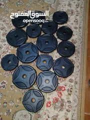  6 أثقال شبه مستعمل للبيع