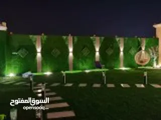  7 معلم فينيل عشب صناعي