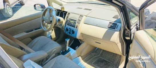  4 نيسان تيدا 2008،ياباني،لون اسود،1600cc