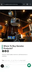  3 سماعات استديو Genelec