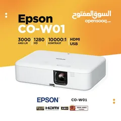  1 Epson Co-w01 WXGA Projector
