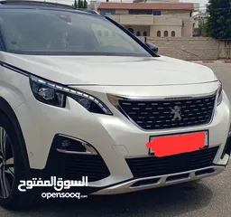  7 جيب بيجو 3008 جي تي لاين ماطور 2000 ديزل فل اوبشينز لون ابيض بحالة ممتازة للبيع