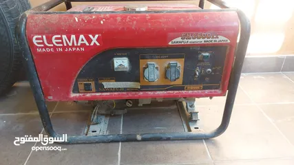  1 جنريتر جابني مستخدم للبيع SH6500ex 220v/60hz