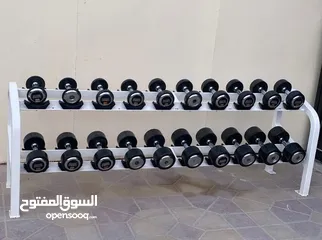  6 Hammer strength Dumbels