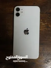  2 iPhone 11 color white 128gb battery health 88% with box charger is good condition new mobile look